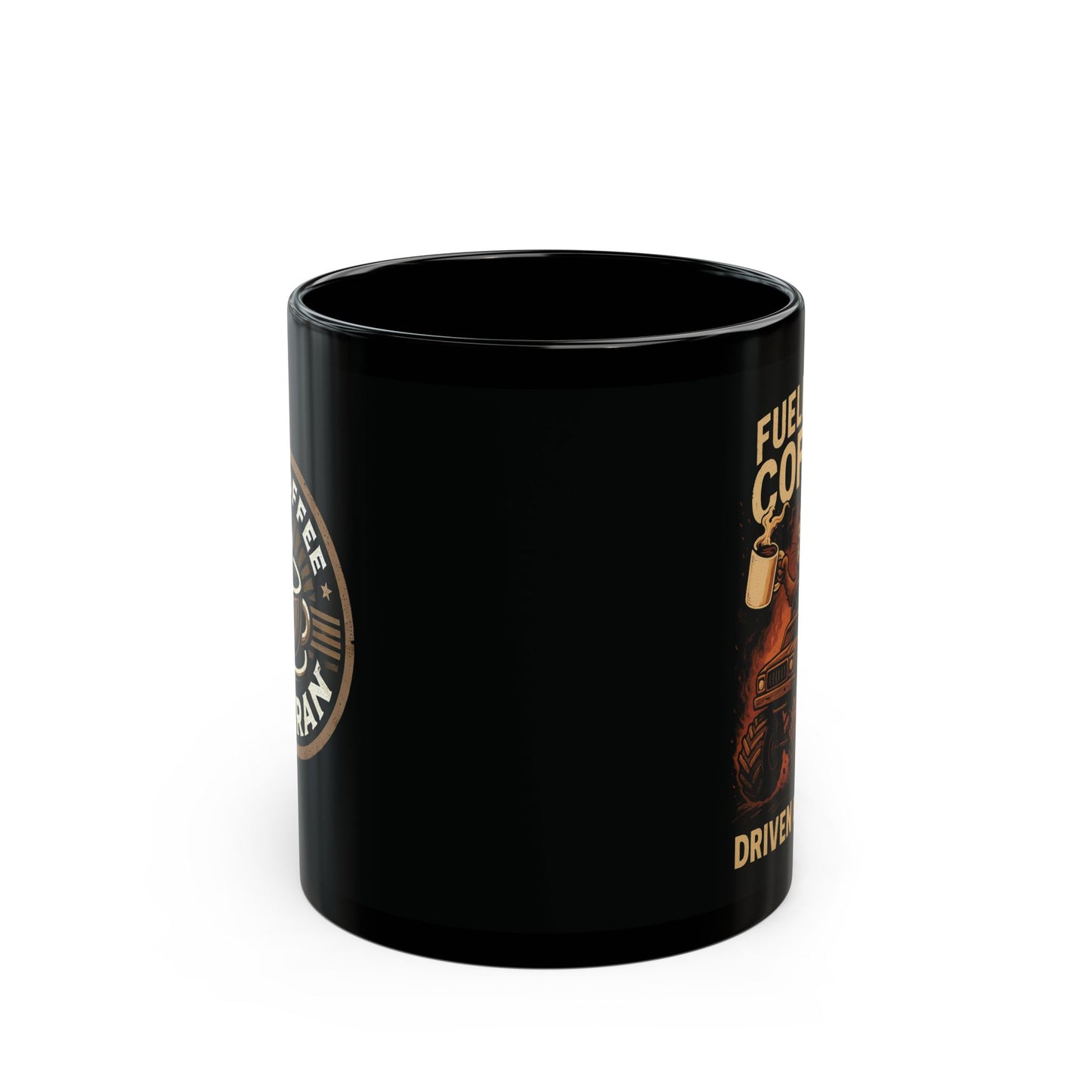 Fueled by Coffee. Driven by Chaos. — Sarge’s Official Mug (11oz & 15oz)