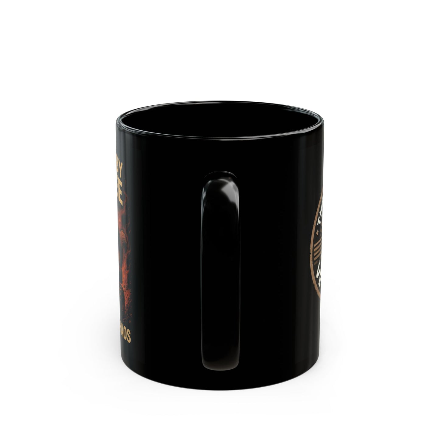 Fueled by Coffee. Driven by Chaos. — Sarge’s Official Mug (11oz & 15oz)