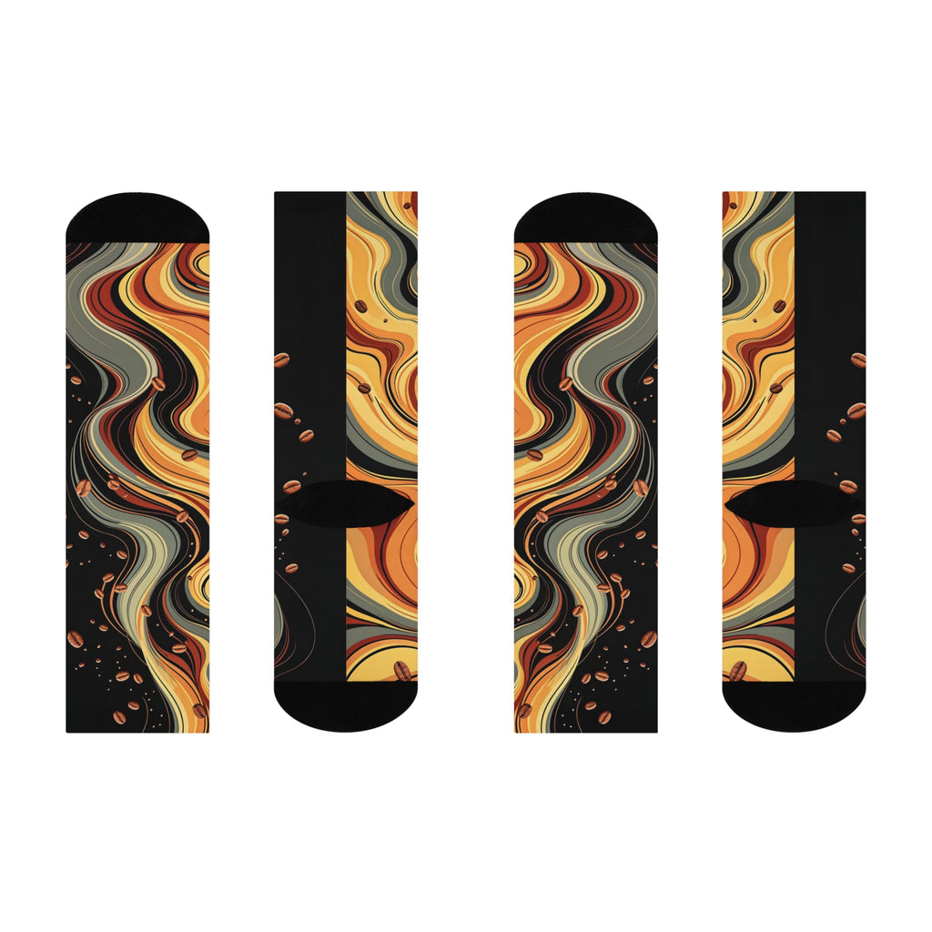 Caffeine Cascade Socks by The Coffee Veteran