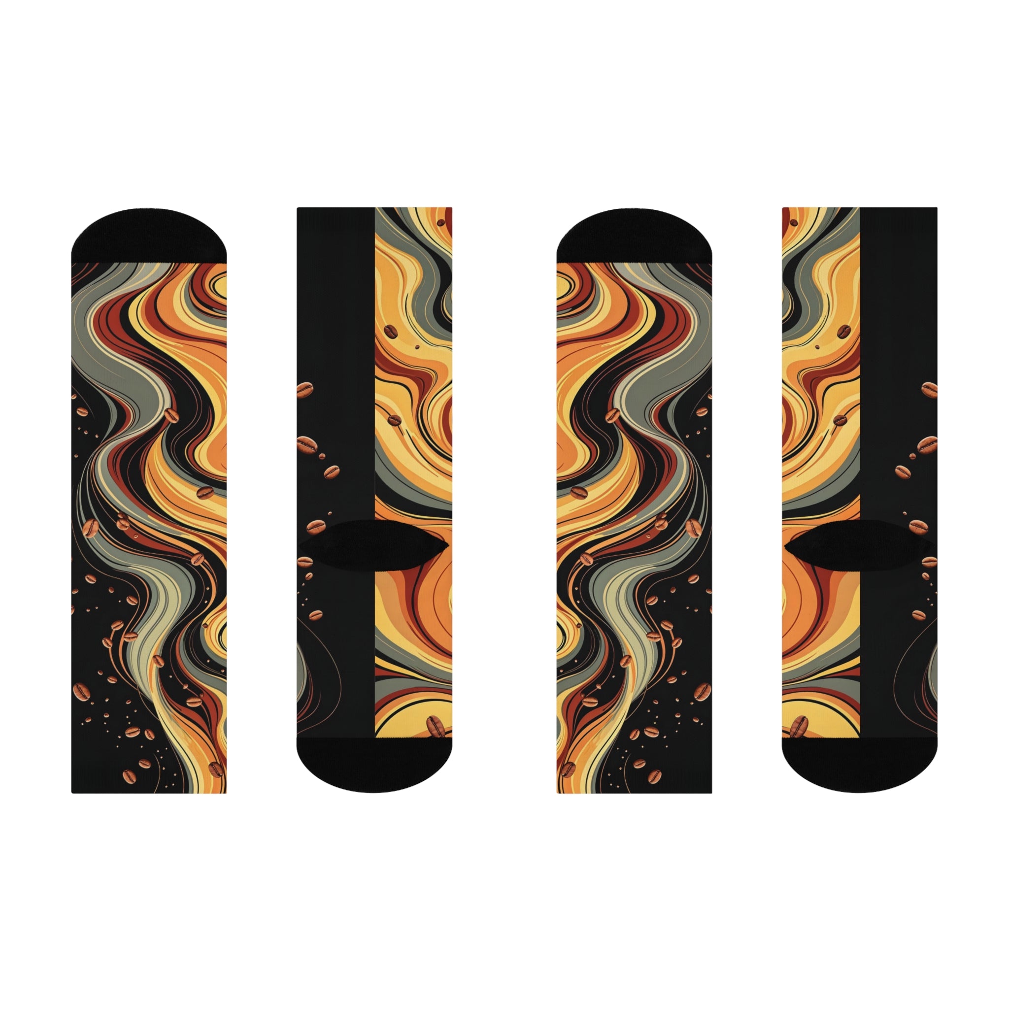 Caffeine Cascade Socks by The Coffee Veteran