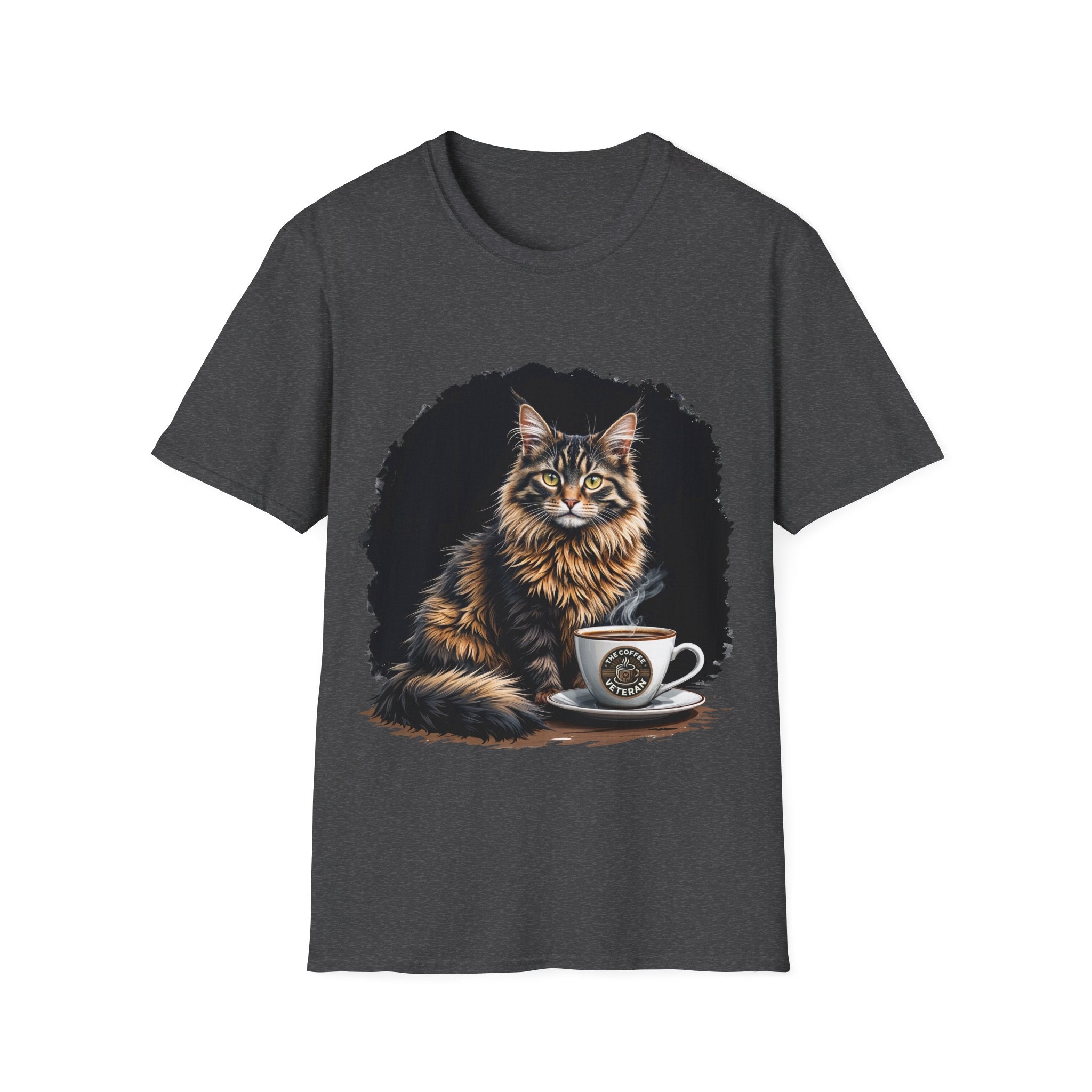 Maine Coon Coffee T-Shirt by The Coffee Veteran