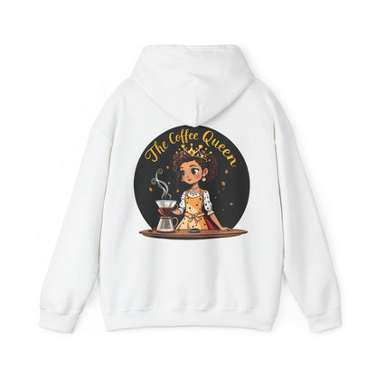 The Coffee Queen Hoodie by The Coffee Veteran – Rule Your Brew with Elegance