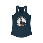 "Coffee and Dogs Forever" Women's Ideal Racerback Tank by The Coffee Veteran