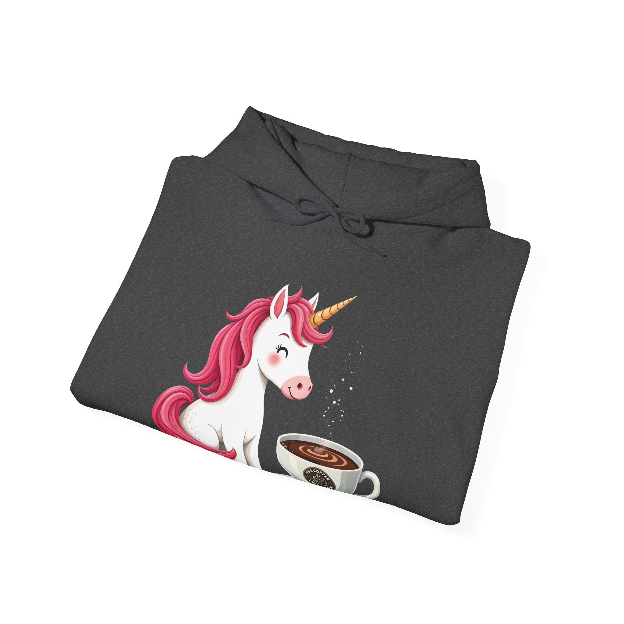Unicorn & Coffee Hoodie by The Coffee Veteran