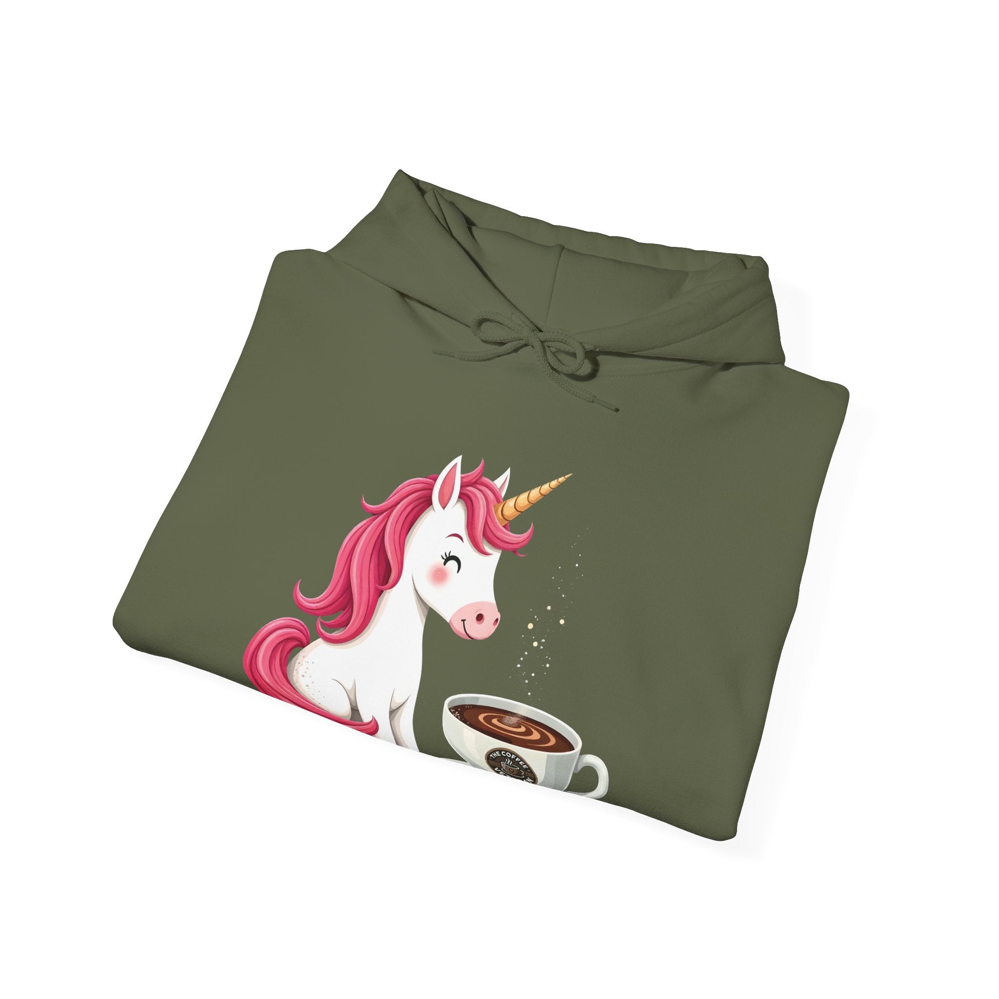 Unicorn & Coffee Hoodie by The Coffee Veteran