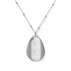 Eye of Horus Amulet Necklace, Ellipse Pendant