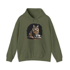 Maine Coon Cat Hoodie by The Coffee Veteran