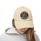 The Coffee Veteran Distressed Cotton Twill Hat (Multiple Colors Avail.)