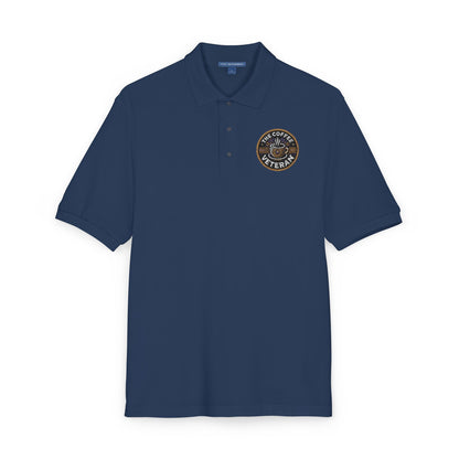 The Coffee Veteran Golf Polo — Embroidered Performance Edition (Multiple Colors Available)