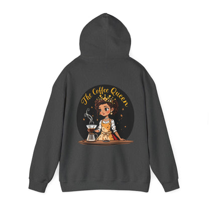 The Coffee Queen Hoodie by The Coffee Veteran – Rule Your Brew with Elegance