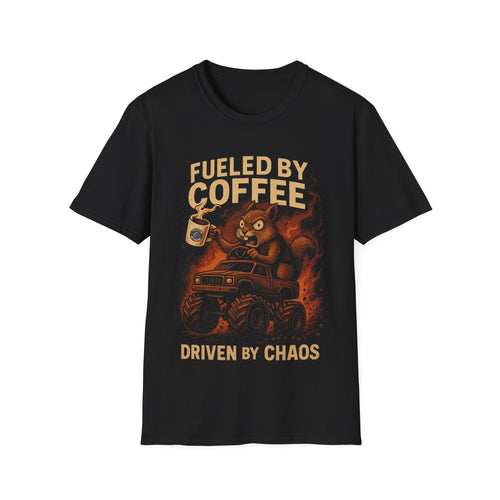 Fueled by Coffee. Driven by Chaos. — Sarge’s Signature Softstyle Tee