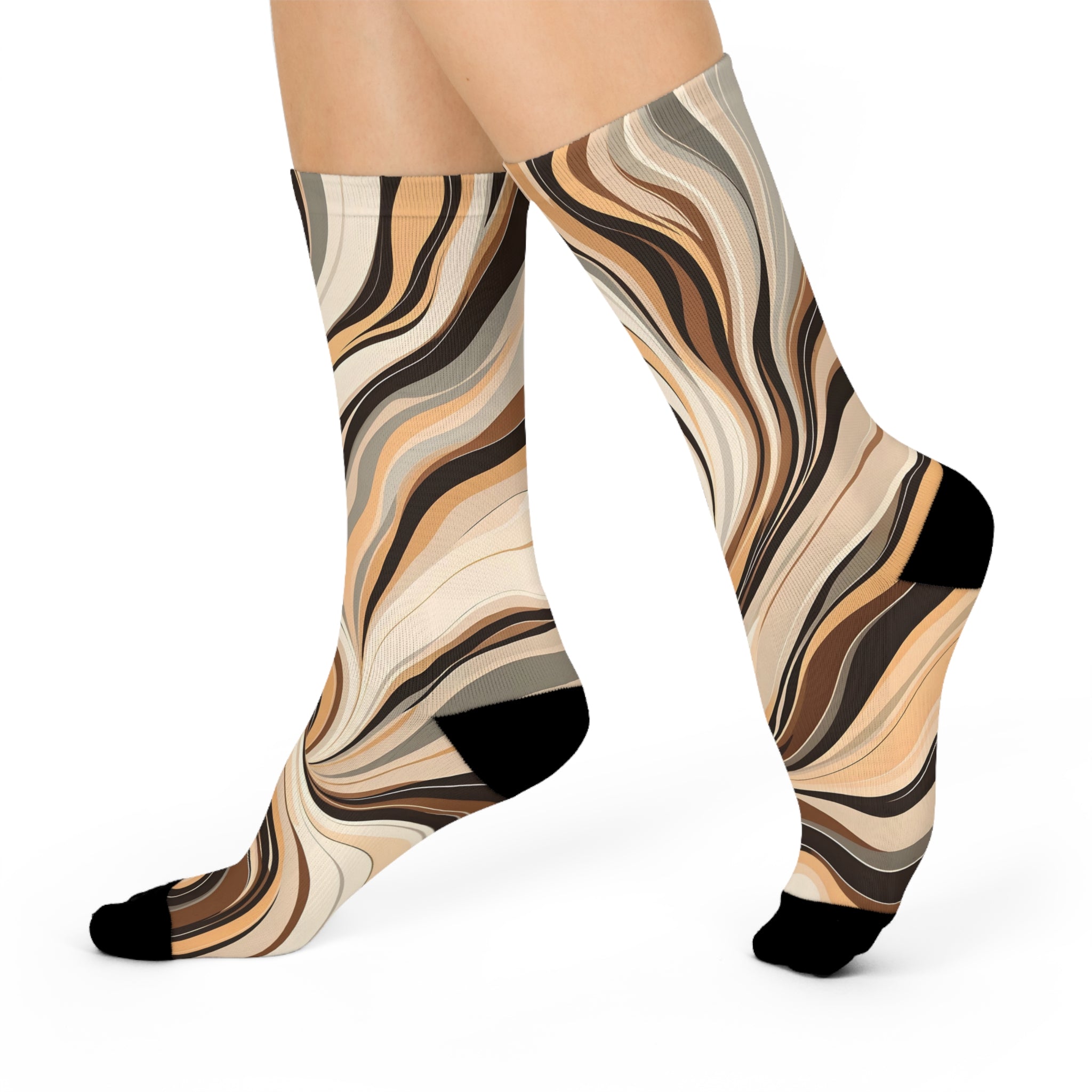 Latte Lane Socks by The Coffee Veteran