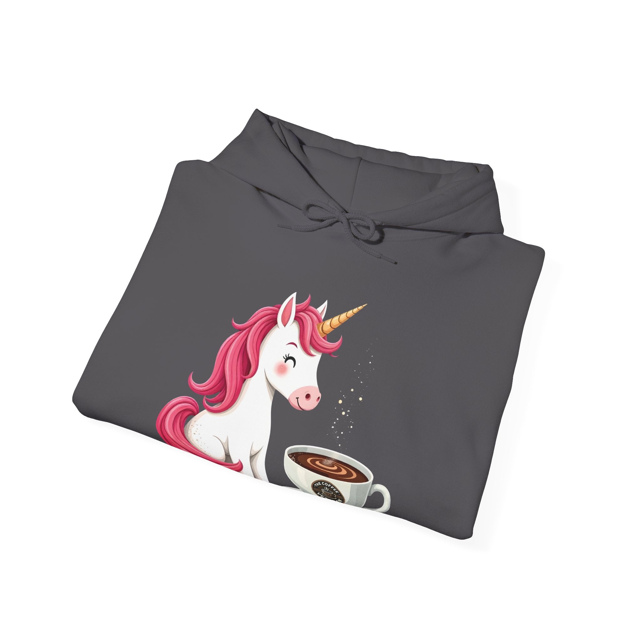 Unicorn & Coffee Hoodie by The Coffee Veteran