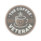 The Coffee Veteran Logo Sticker – Wear the Mission. Stick with Purpose.