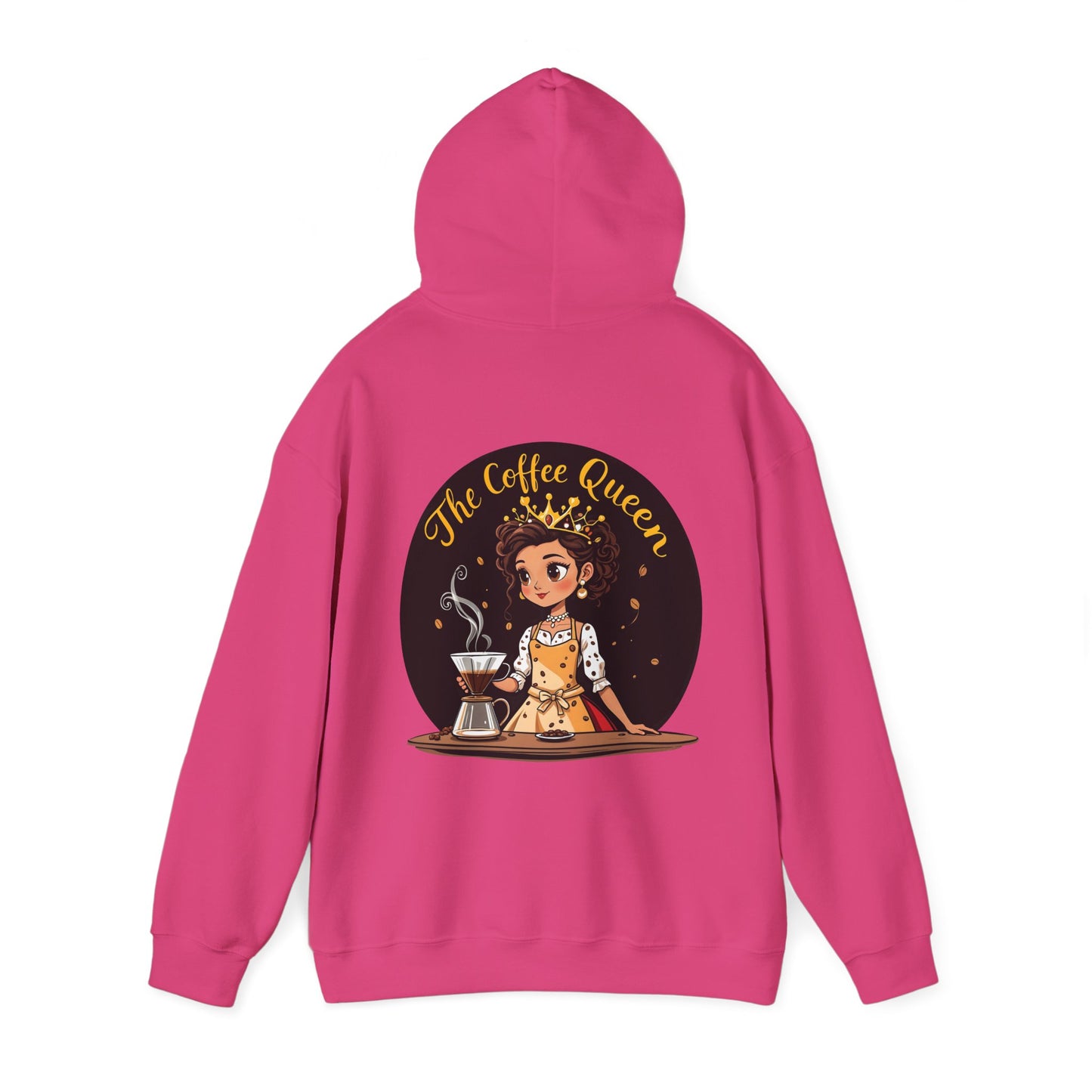 The Coffee Queen Hoodie by The Coffee Veteran – Rule Your Brew with Elegance