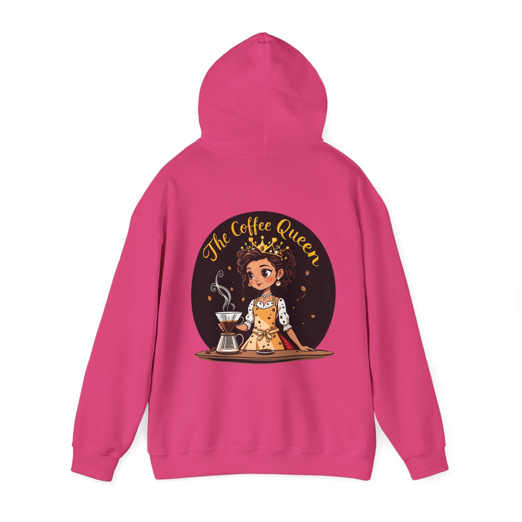 The Coffee Queen Hoodie by The Coffee Veteran – Rule Your Brew with Elegance