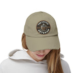 The Coffee Veteran Distressed Cotton Twill Hat (Multiple Colors Avail.)