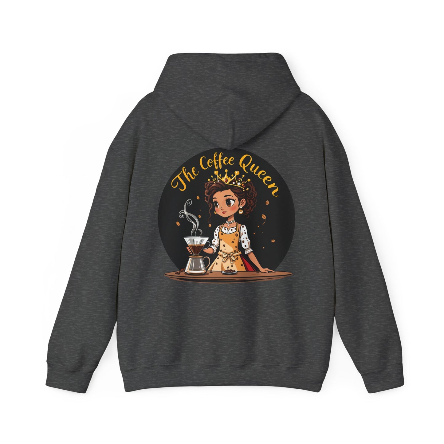 The Coffee Queen Hoodie by The Coffee Veteran – Rule Your Brew with Elegance