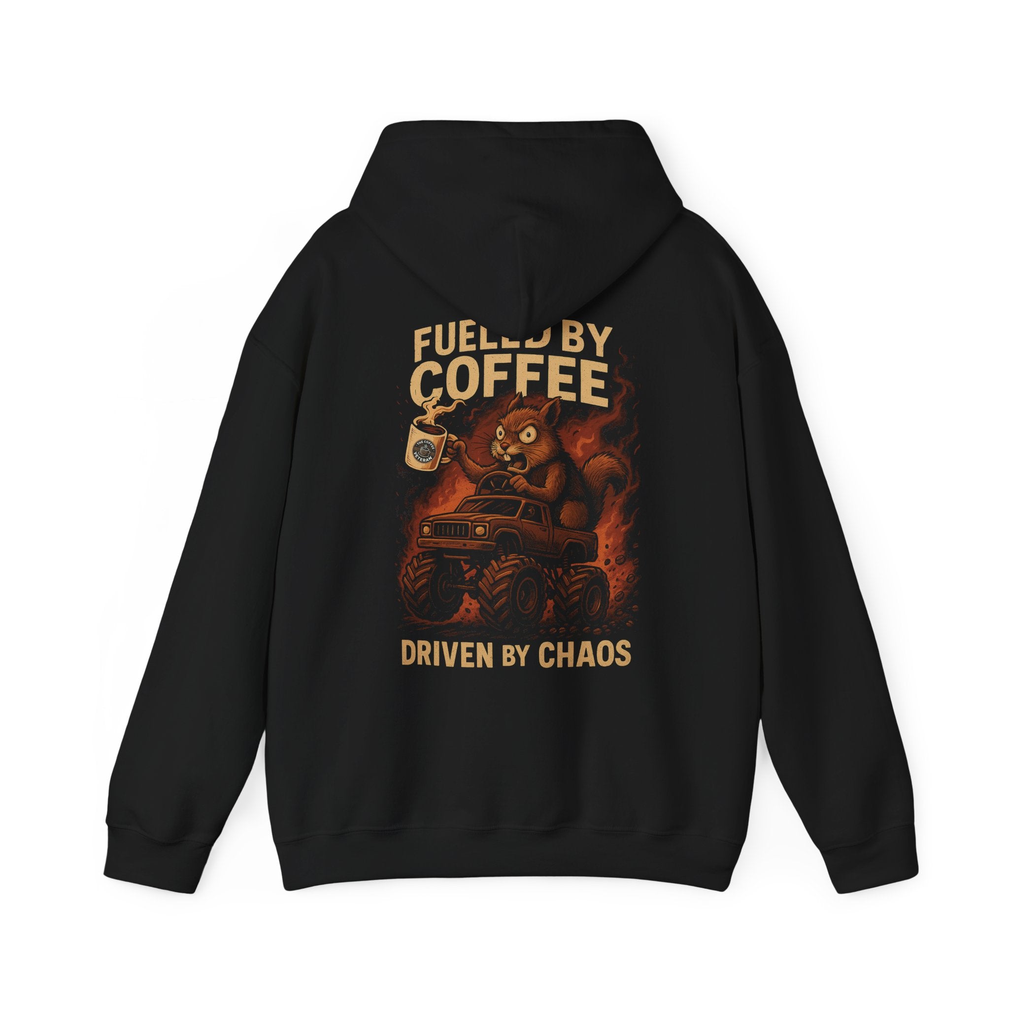 Fueled by Coffee. Driven by Chaos. — Sarge’s Heavyweight Hoodie