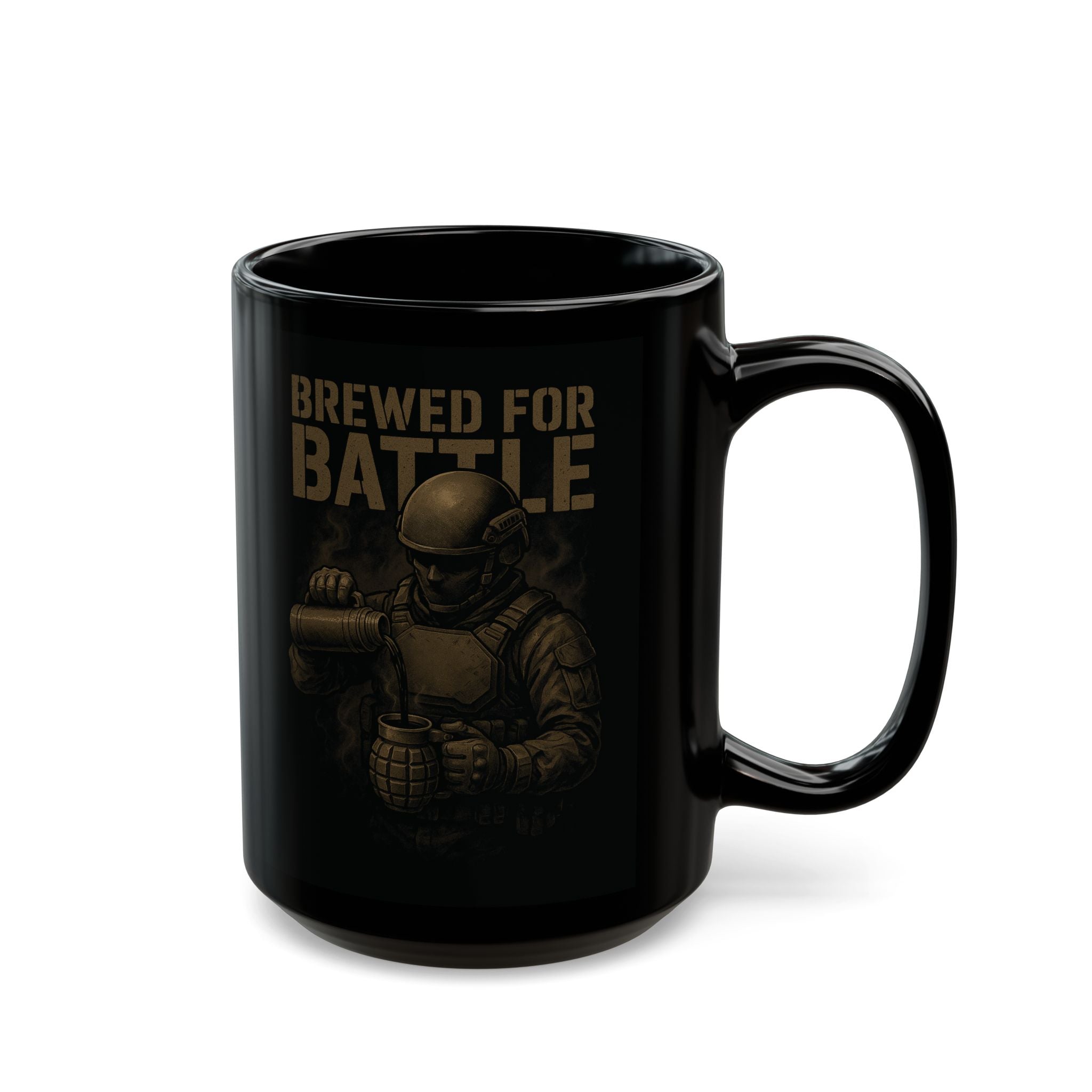 Brewed for Battle — Tactical Coffee Mug (11oz & 15oz)
