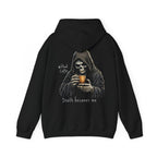"Without Coffee, Death Becomes Me" Hoodie by The Coffee Veteran