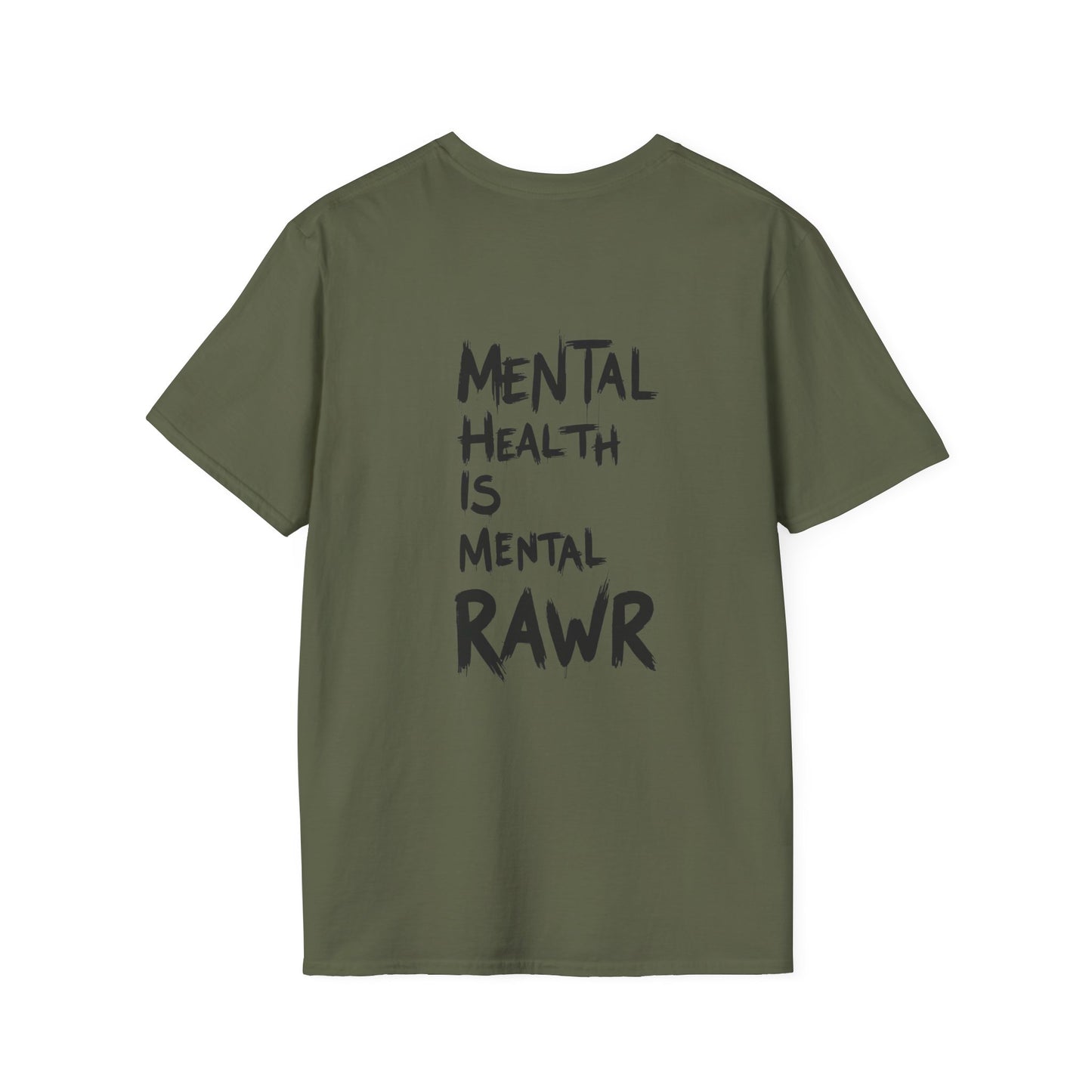 "Mental Health is Mental RAWR" T-Shirt by The Coffee Veteran