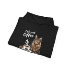 "Cats and Coffee Over Everything" Hoodie by The Coffee Veteran