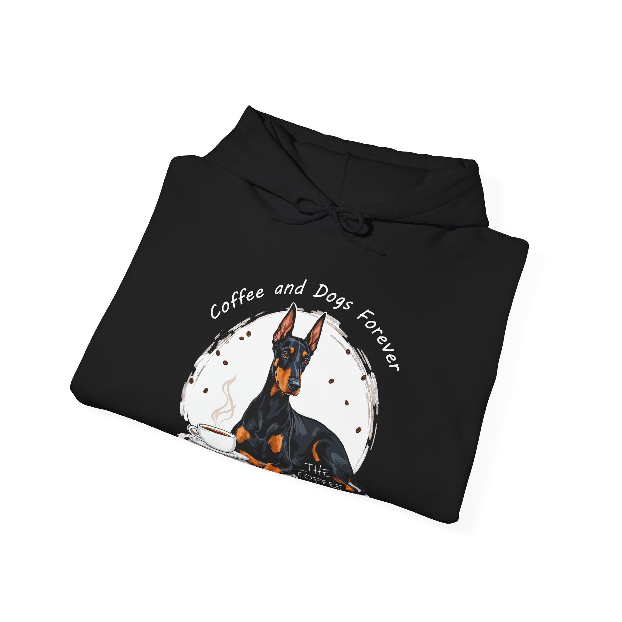 "Coffee and Dogs Forever" Hoodie by The Coffee Veteran