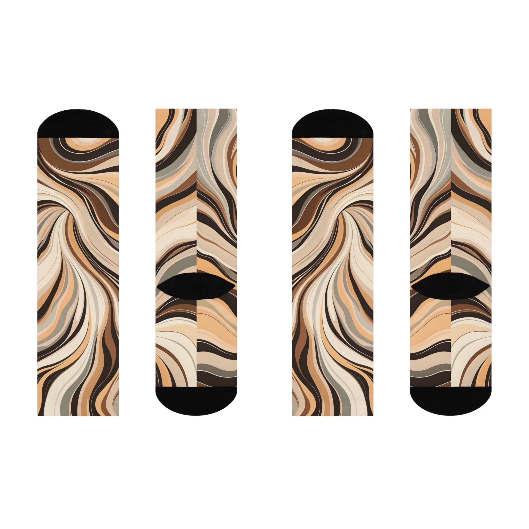 Latte Lane Socks by The Coffee Veteran
