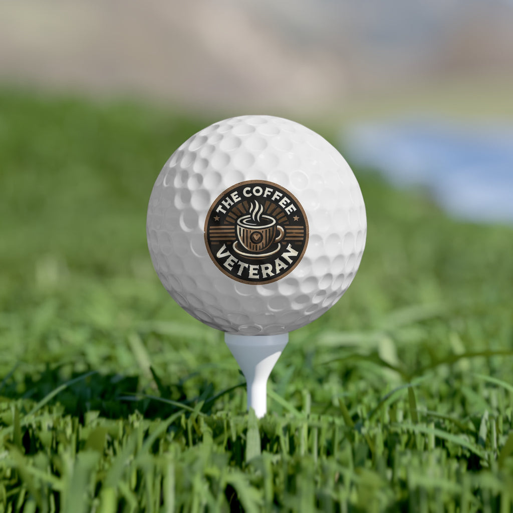 The Coffee Veteran Collector’s Golf Ball Set — Limited Edition 6-Pack for Enthusiasts
