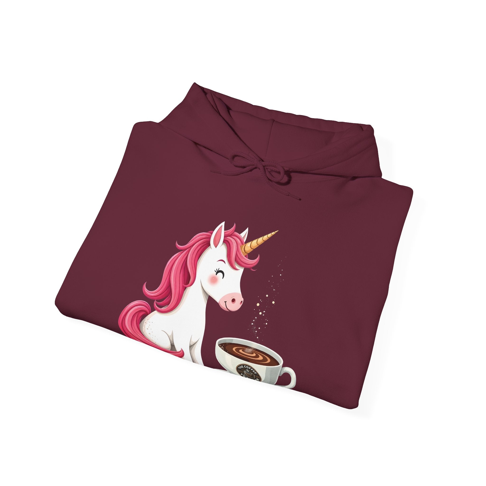 Unicorn & Coffee Hoodie by The Coffee Veteran