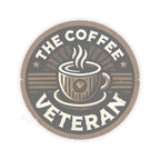 The Coffee Veteran Logo Sticker – Wear the Mission. Stick with Purpose.