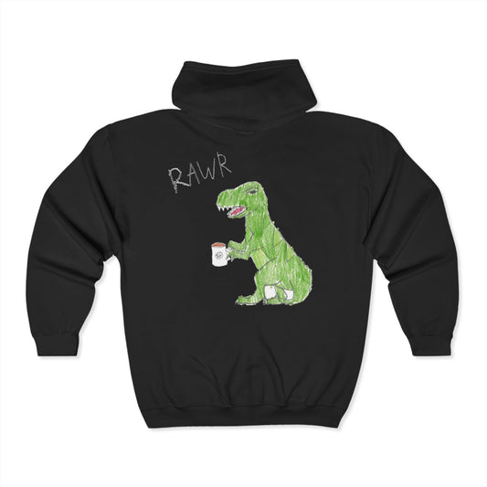RAWR Dino Edition #3 Full Zip Hoodie