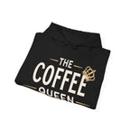 The Coffee Queen Hoodie by The Coffee Veteran – Rule Your Coffee Kingdom in Style