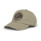 The Coffee Veteran Distressed Cotton Twill Hat (Multiple Colors Avail.)