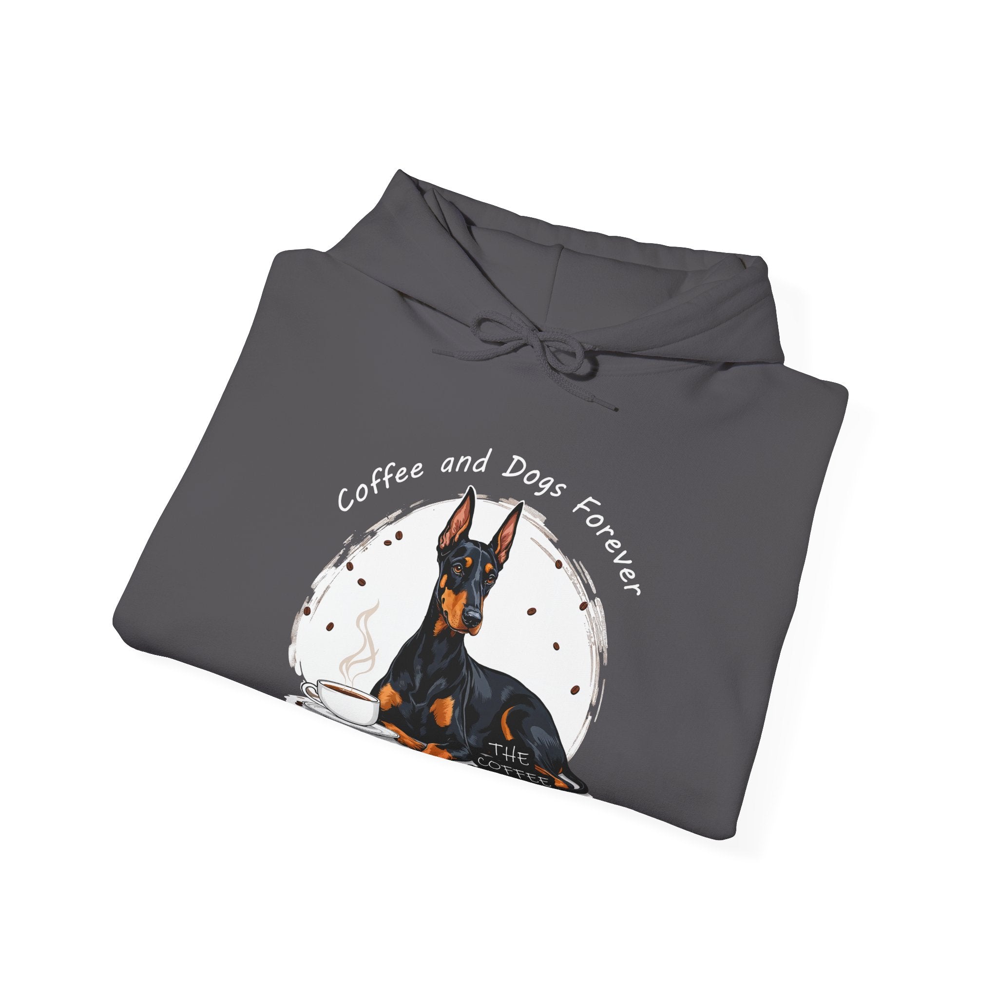 "Coffee and Dogs Forever" Hoodie by The Coffee Veteran