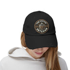 The Coffee Veteran Distressed Cotton Twill Hat (Multiple Colors Avail.)