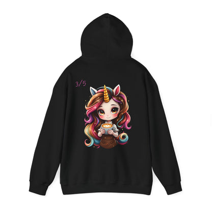 Chibi Female Coffee Unicorn Barista Goddess Hoodie – 3/5 Limited Edition