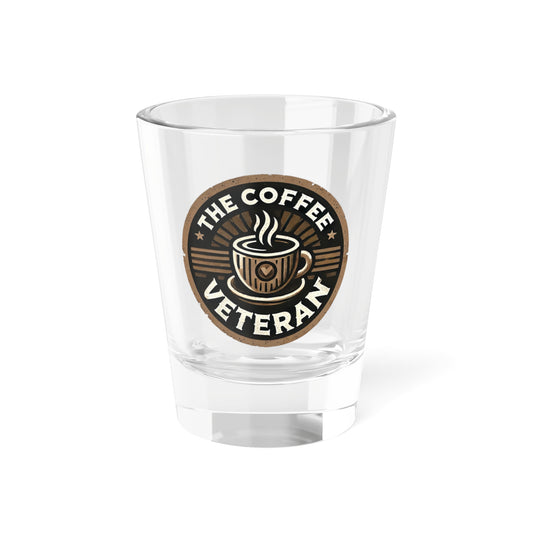 The Coffee Veteran Shot Glass