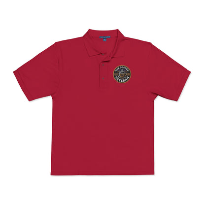 The Coffee Veteran Golf Polo — Embroidered Performance Edition (Multiple Colors Available)