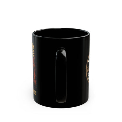 Fueled by Coffee. Driven by Chaos. — Sarge’s Official Mug (11oz & 15oz)