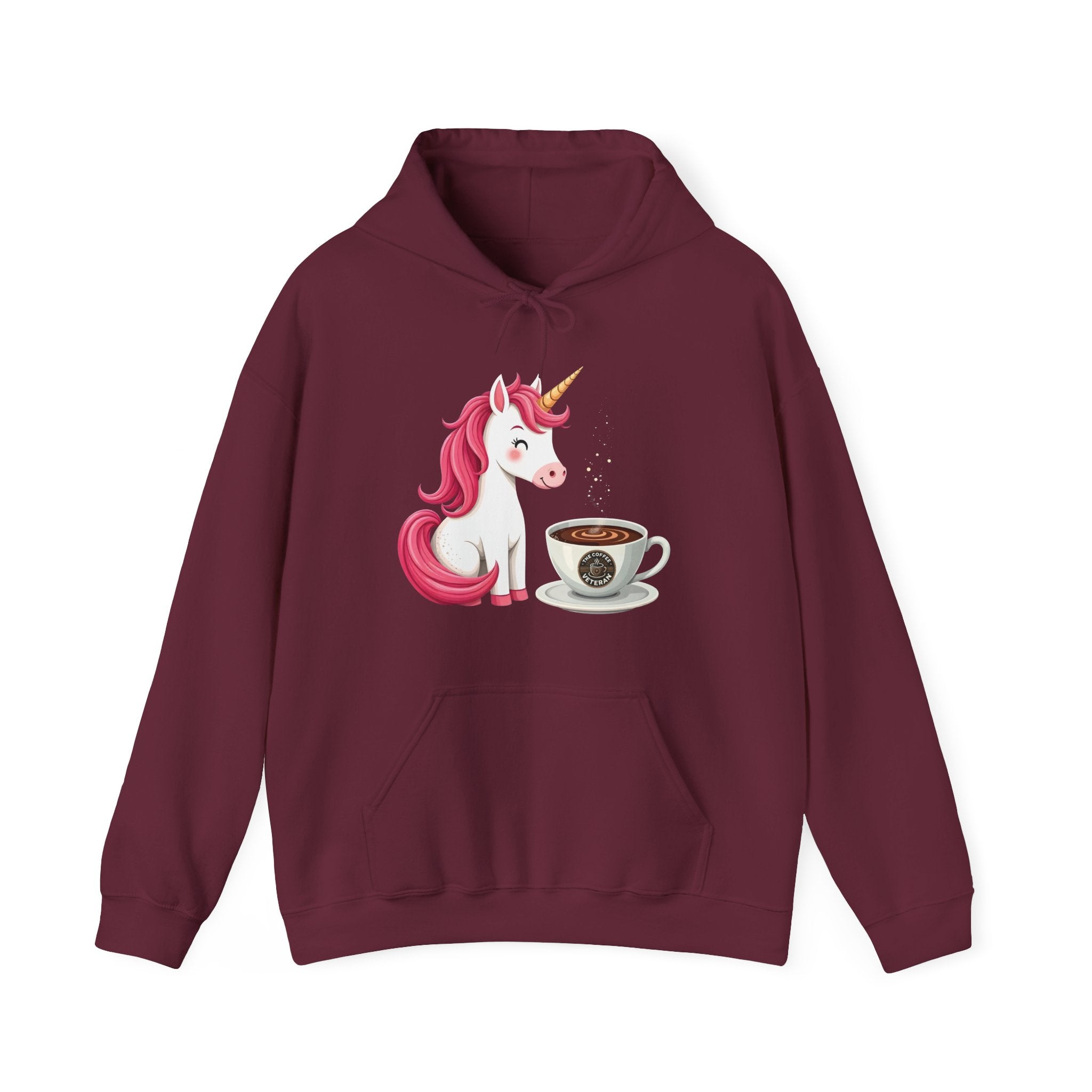 Unicorn & Coffee Hoodie by The Coffee Veteran