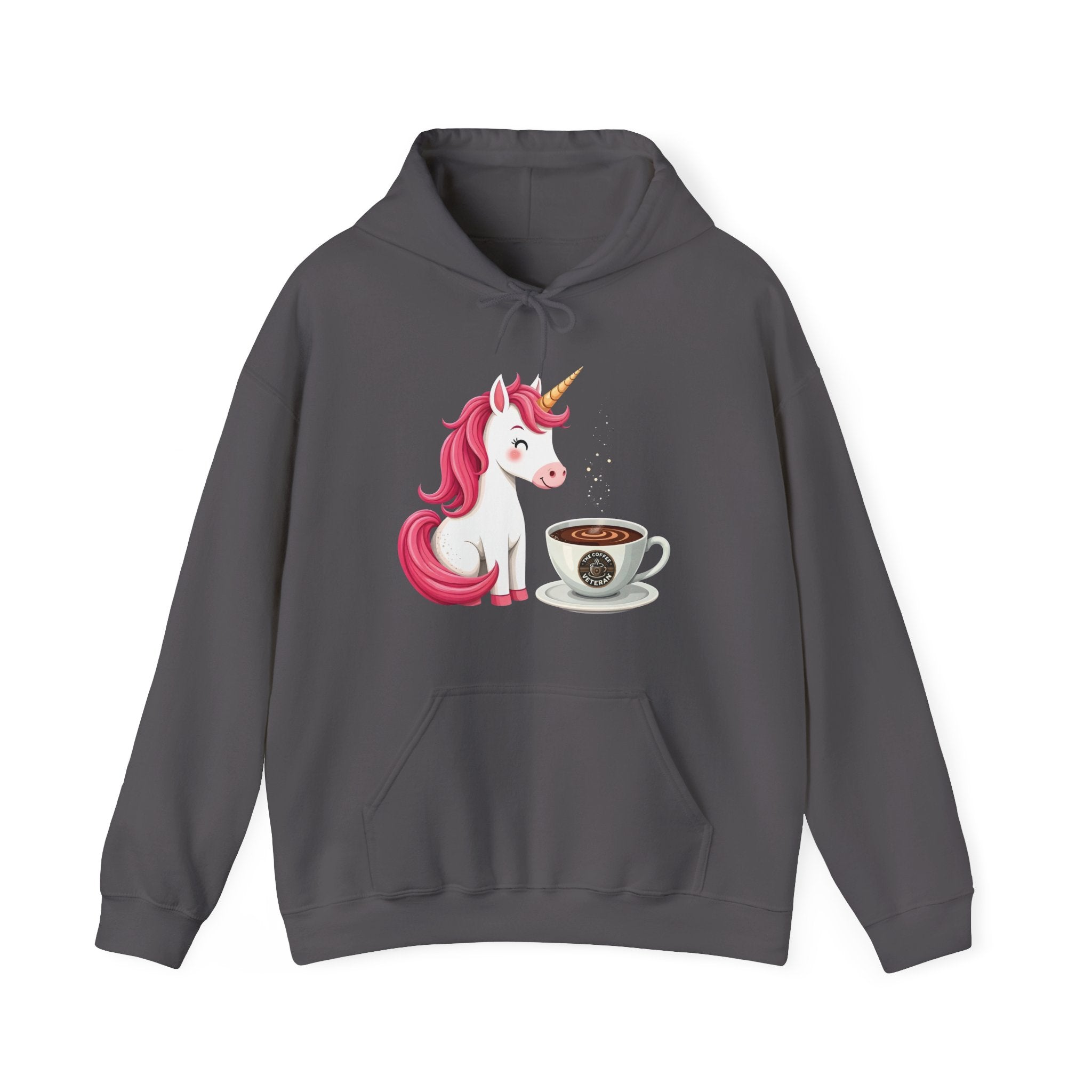 Unicorn & Coffee Hoodie by The Coffee Veteran