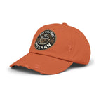 The Coffee Veteran Distressed Cotton Twill Hat (Multiple Colors Avail.)