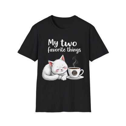"My Two Favorite Things" T-Shirt by The Coffee Veteran