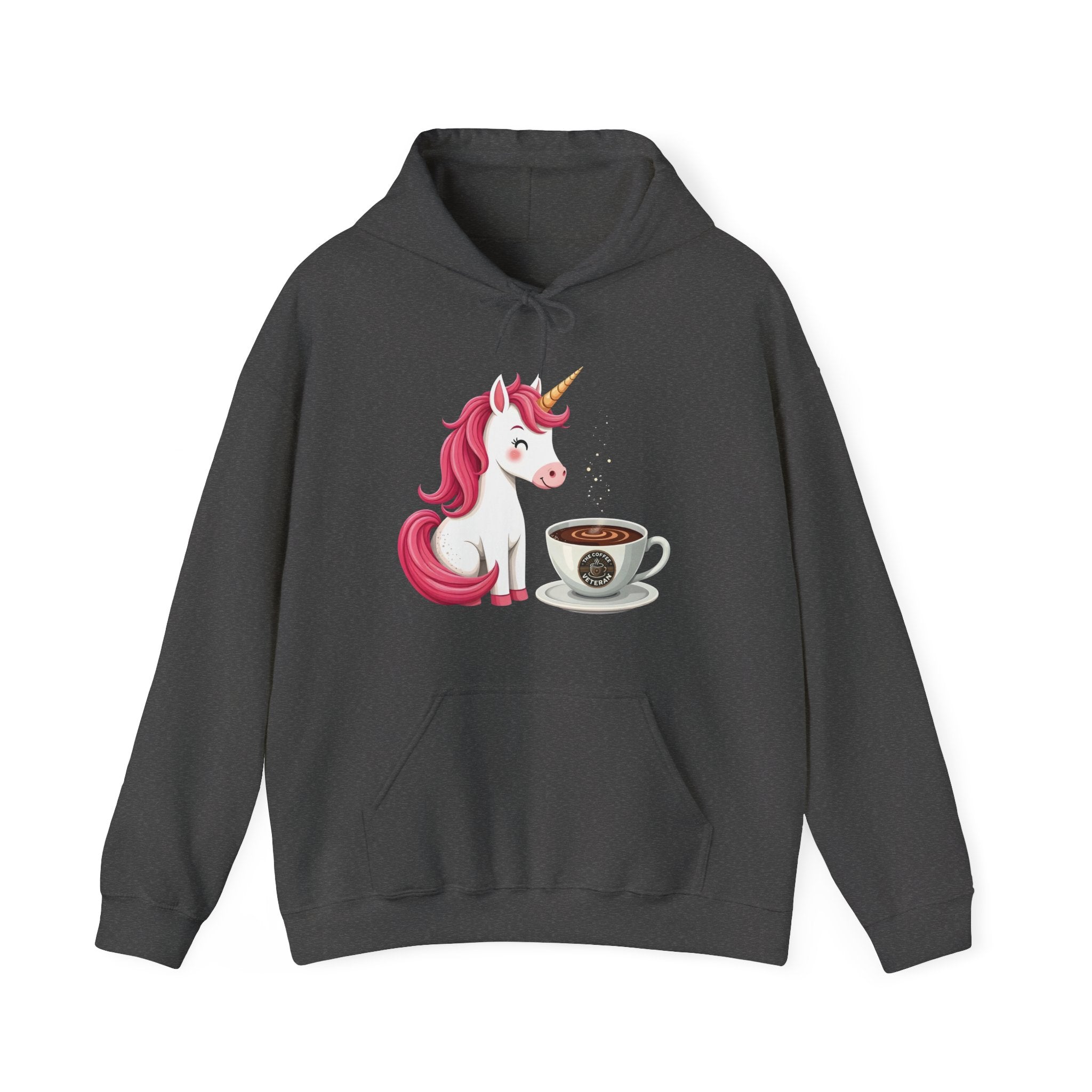 Unicorn & Coffee Hoodie by The Coffee Veteran