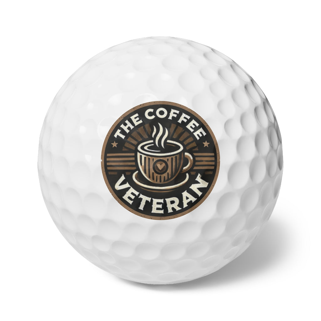 The Coffee Veteran Collector’s Golf Ball Set — Limited Edition 6-Pack for Enthusiasts