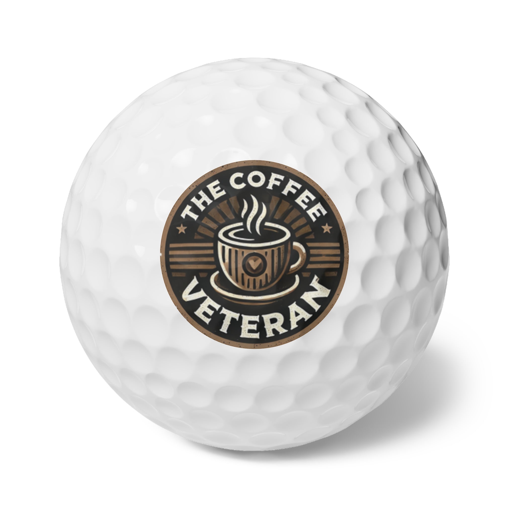 The Coffee Veteran Collector’s Golf Ball Set — Limited Edition 6-Pack for Enthusiasts