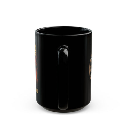 Fueled by Coffee. Driven by Chaos. — Sarge’s Official Mug (11oz & 15oz)