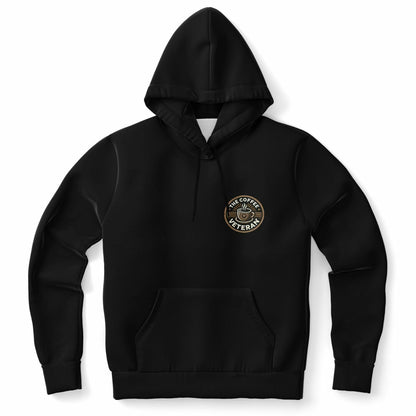 The Coffee Veteran “Caffeinated Always” Dino Hoodie